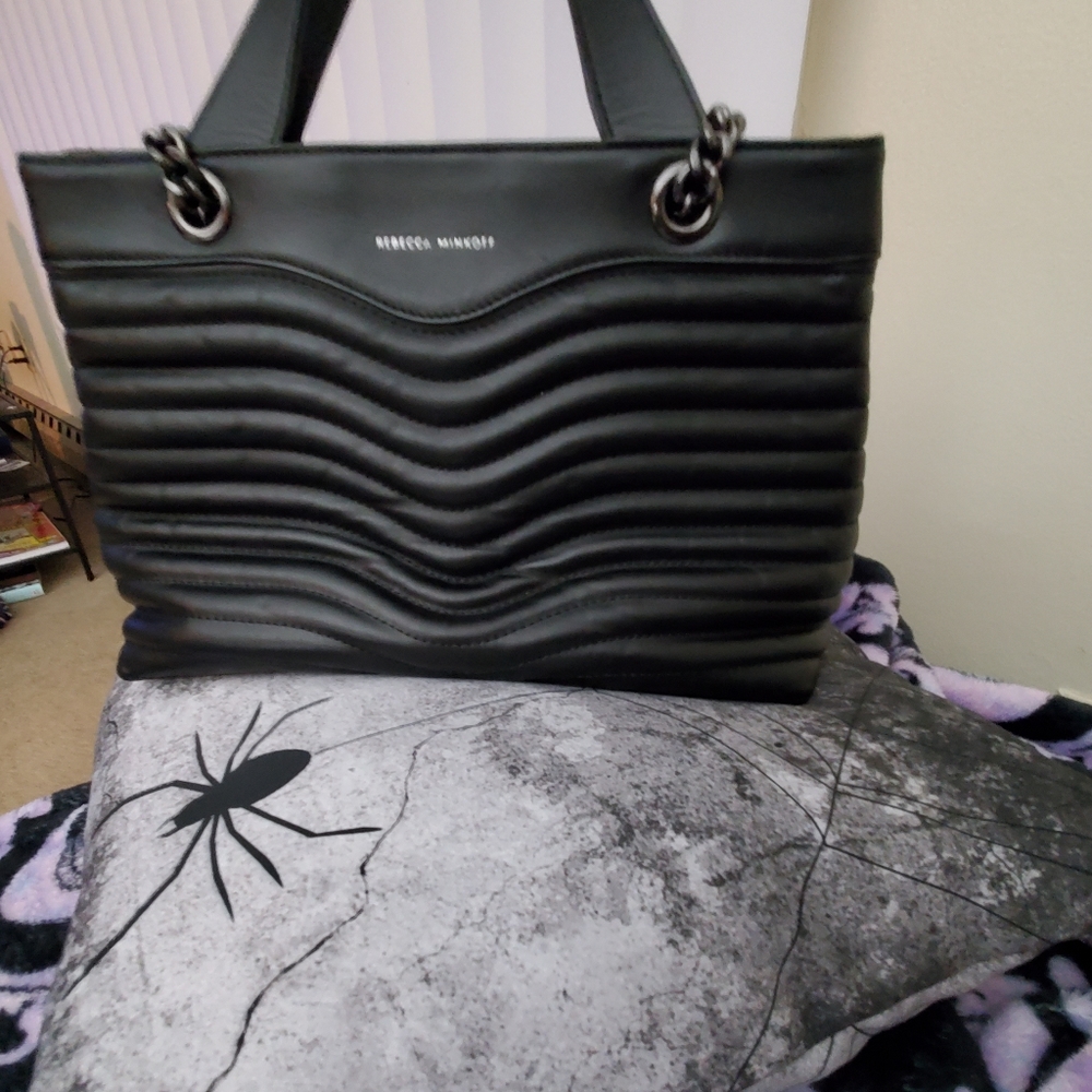 Rebecca Minkoff   black quilted  leather bag - Picture 2 of 10